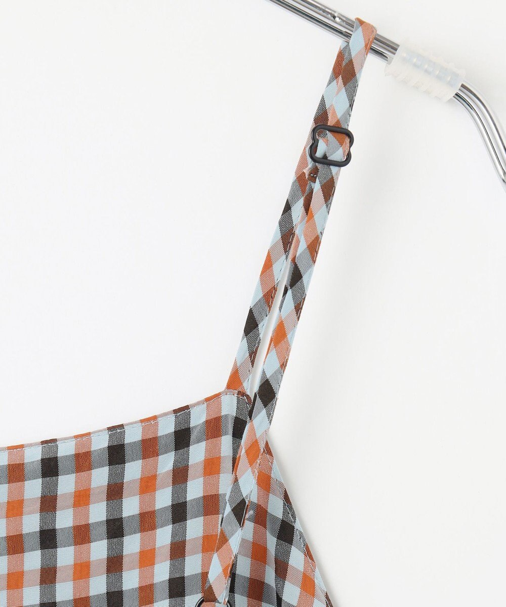 #Newans ボリュームチェックキャミワンピ 