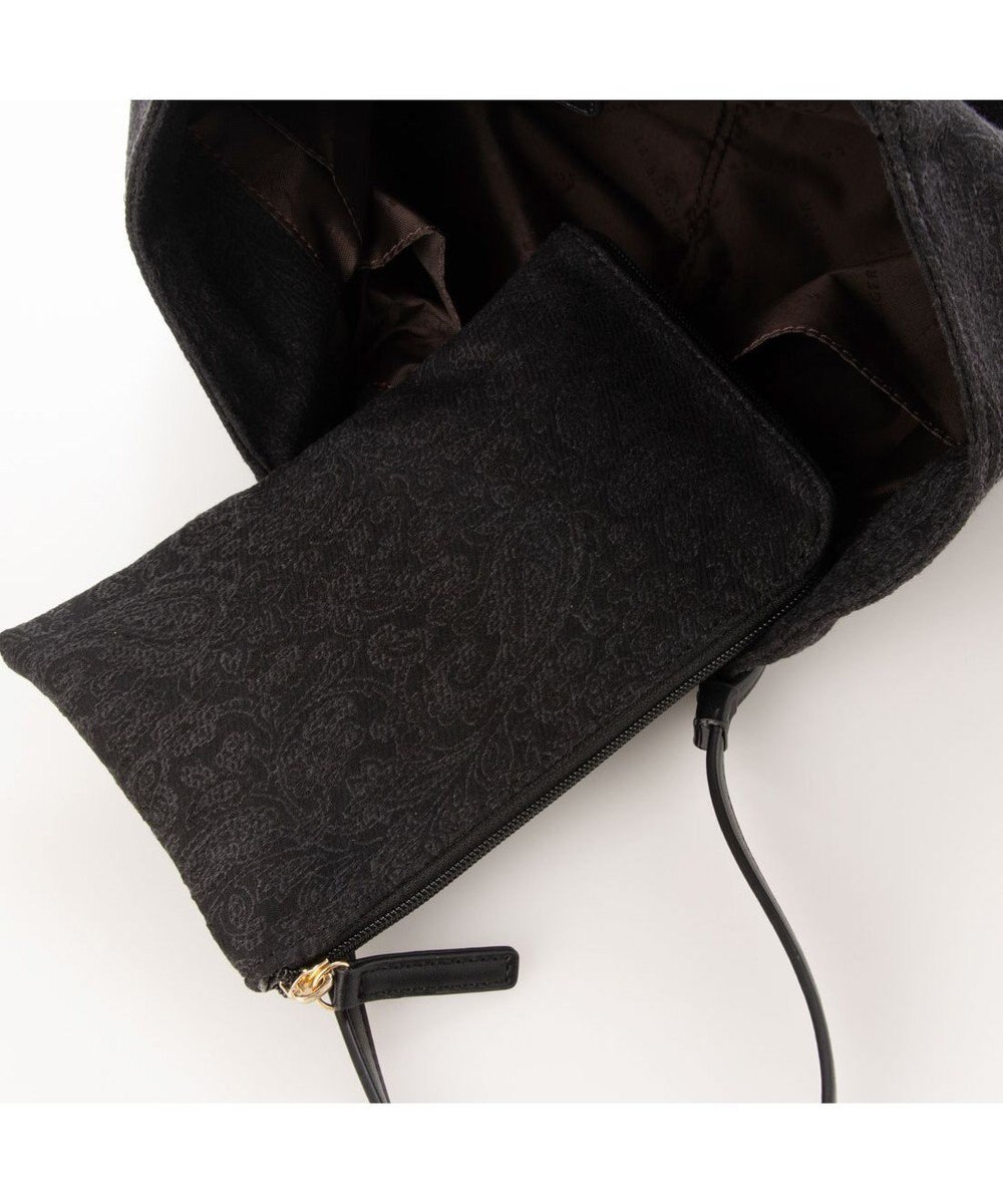 LA BAGAGERIE 【DEVEAUX】ペイズリーナチュラルミニトート 