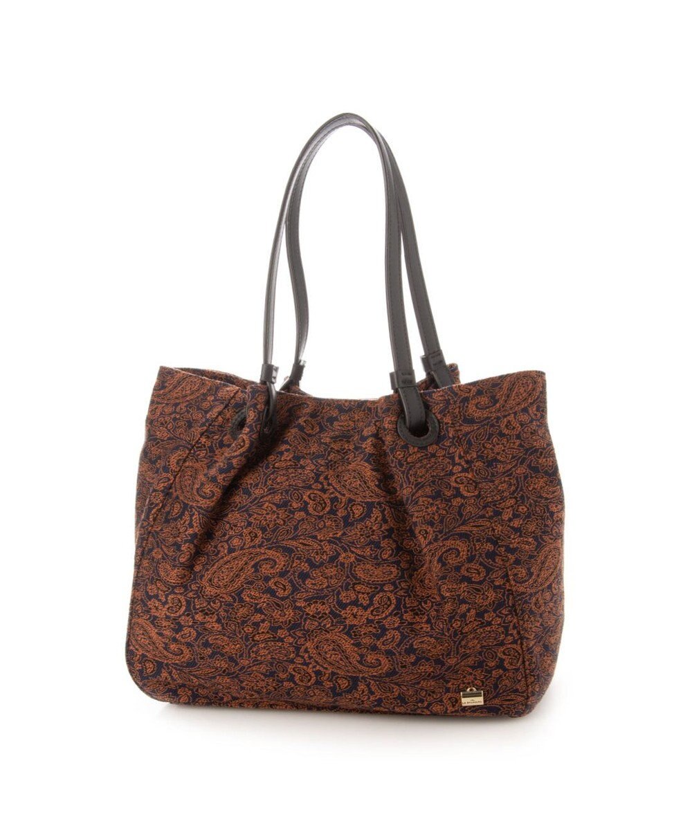 LA BAGAGERIE 【DEVEAUX】ペイズリーナチュラルミニトート 