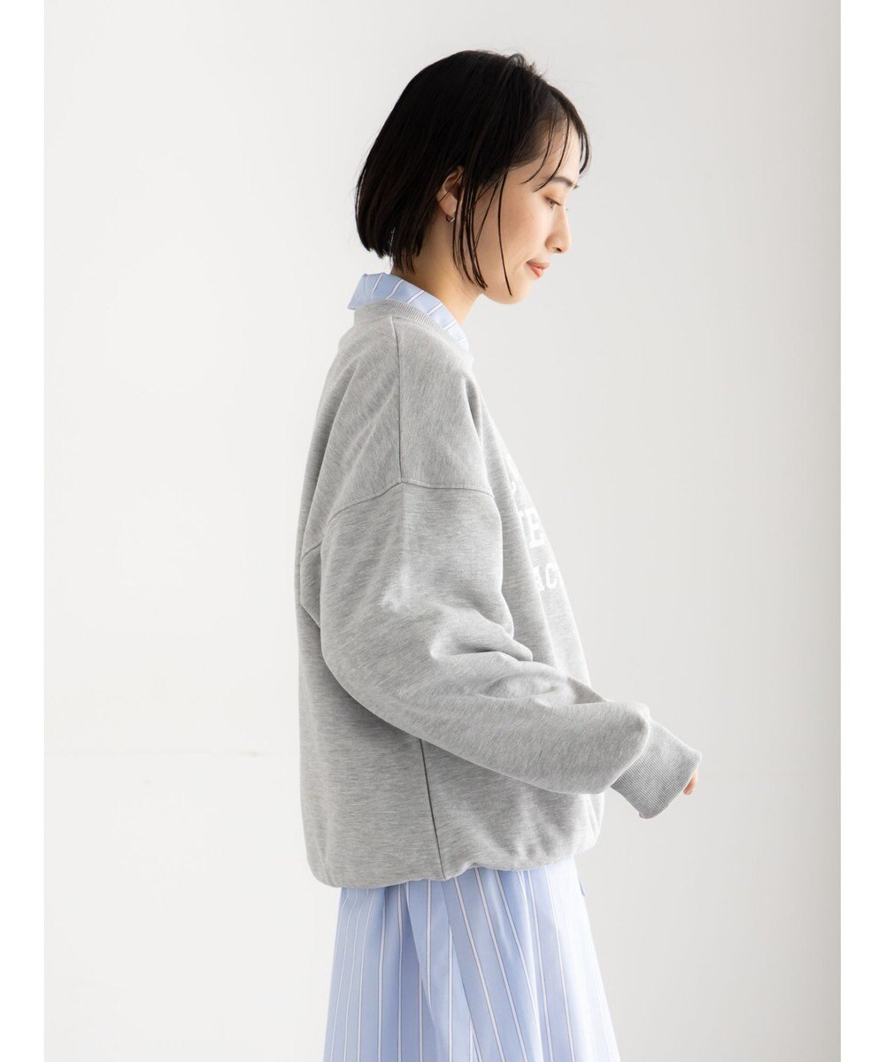 Te chichi 裏毛ロゴプルオーバー 