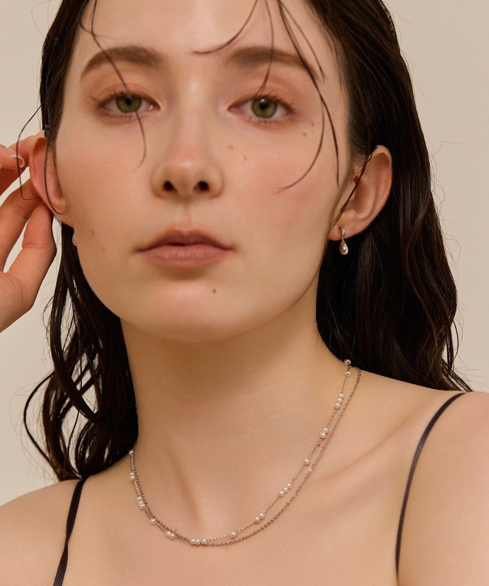 Phoebe 〈金属アレルギー対応〉スイングドロップピアス　シルバー/ニッケルフリー 