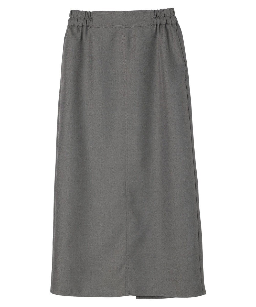 Green Parks 麻調Ｉラインスカート 