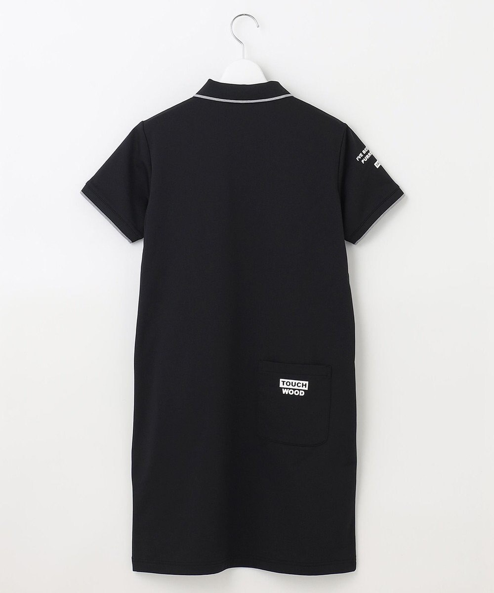 PW CIRCULUS 【WOMEN】【洗える】裏毛 ロゴ ポロ ワンピース ゴルフウェア レディース 