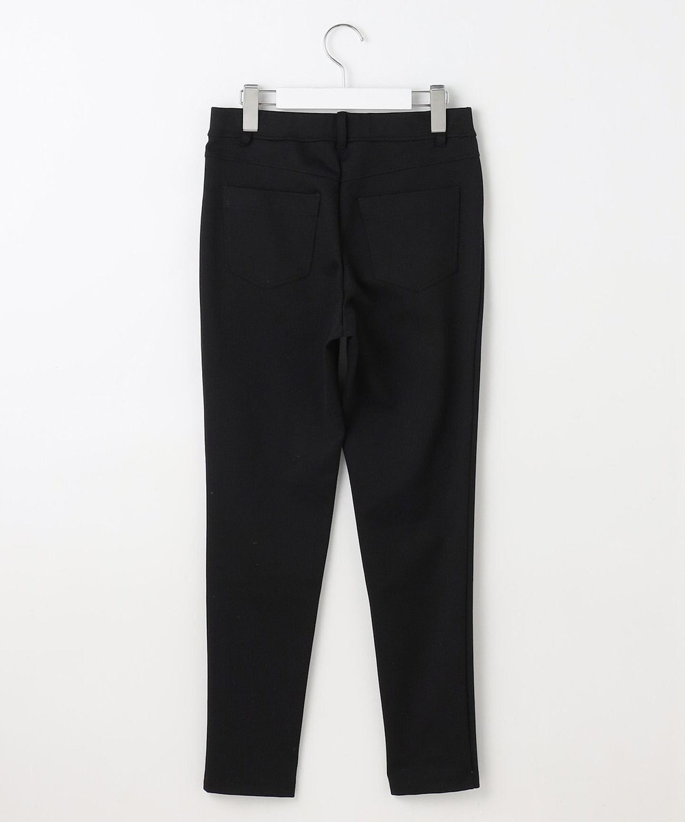 自由区 L 【WEB限定・17号サイズまで展開・洗える】コットンナイロンモクロディー レギンスパンツ 