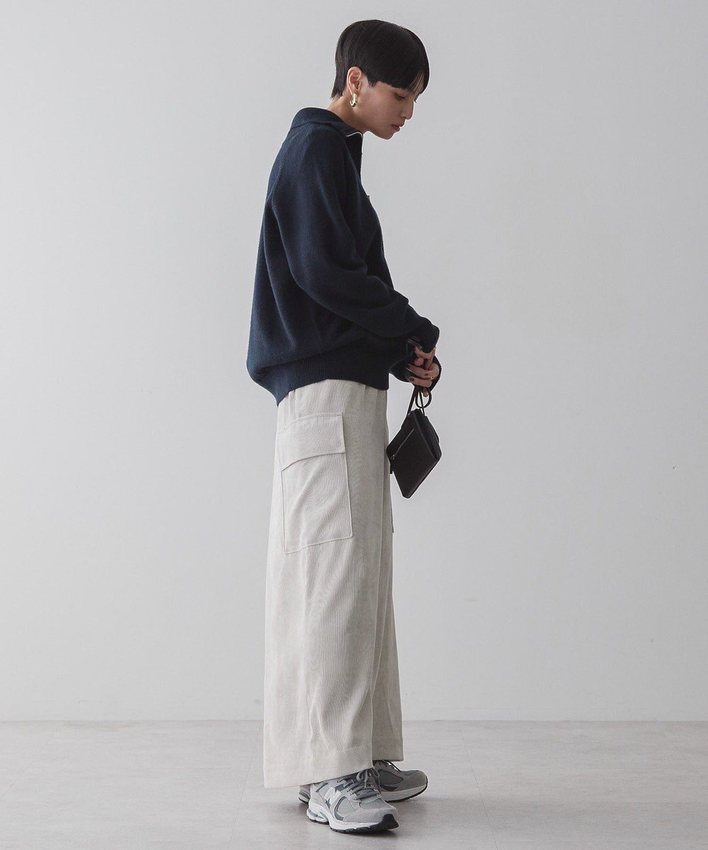 AMERICAN HOLIC バイパチハーフＺＩＰニットプルオーバー 