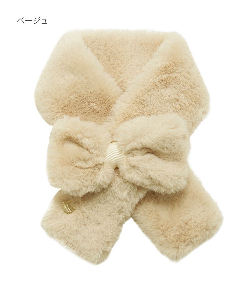 MOONBAT 【新色追加】PAUL & JOE ACCESSOIRES フェイクファーリボンマフラー 