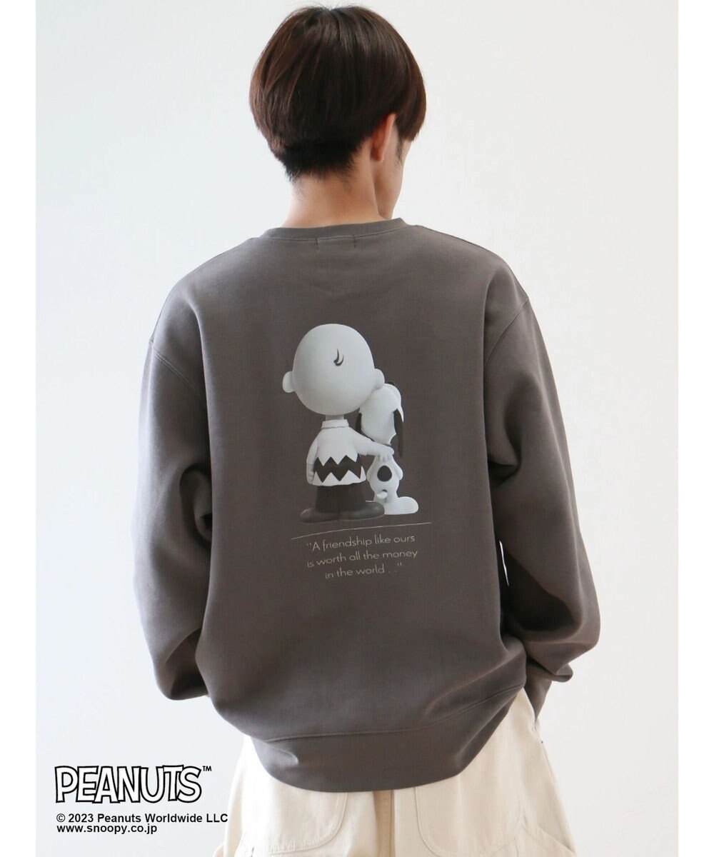 CRAFT STANDARD BOUTIQUE ＰＥＡＮＵＴＳ裏起毛スウェットクルー 