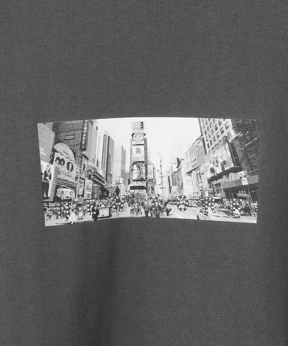 ICB L 【接触冷感・UVケア・洗える】クロップド ロゴTEE 