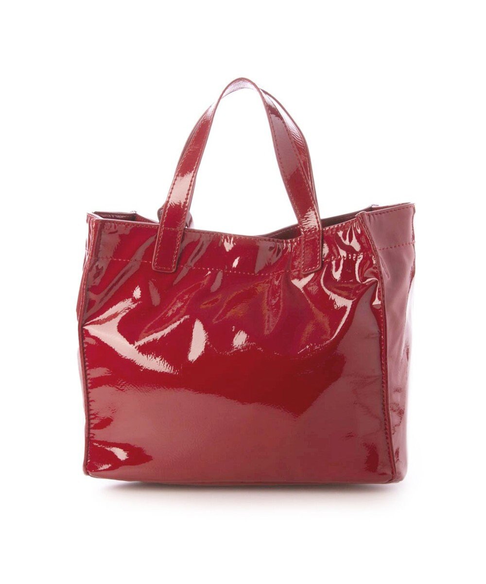 UNBILLION カシュカシュ cachecache / ソフトエナメルスクエア手提げトートS 