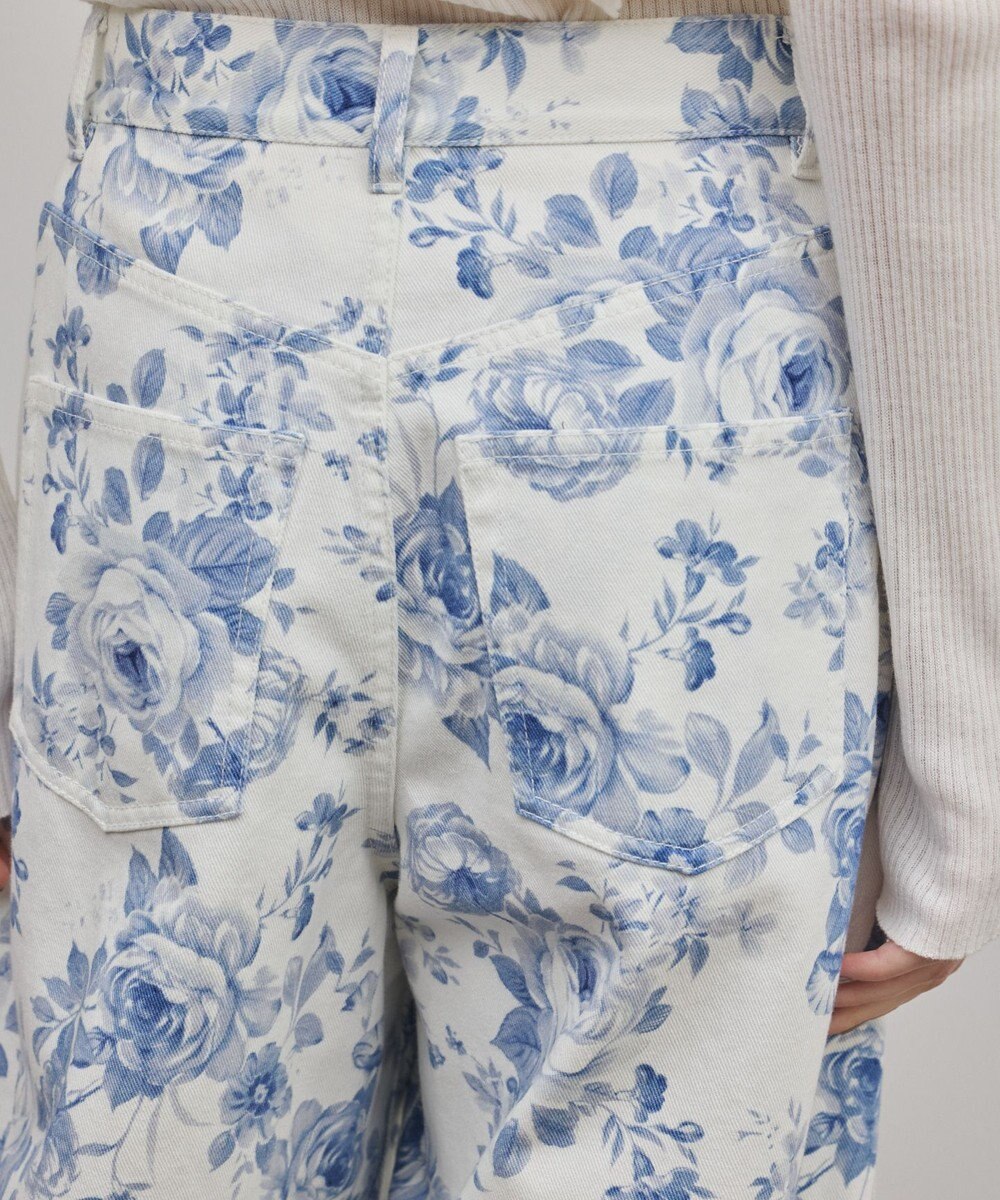 GRACE CONTINENTAL サイド切替バレルパンツ 