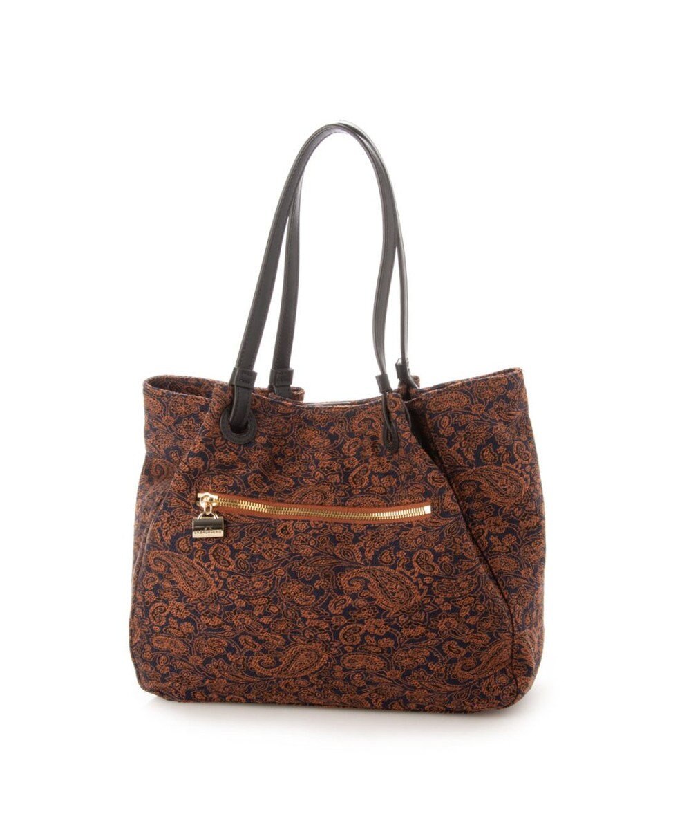 LA BAGAGERIE 【DEVEAUX】ペイズリーナチュラルミニトート 