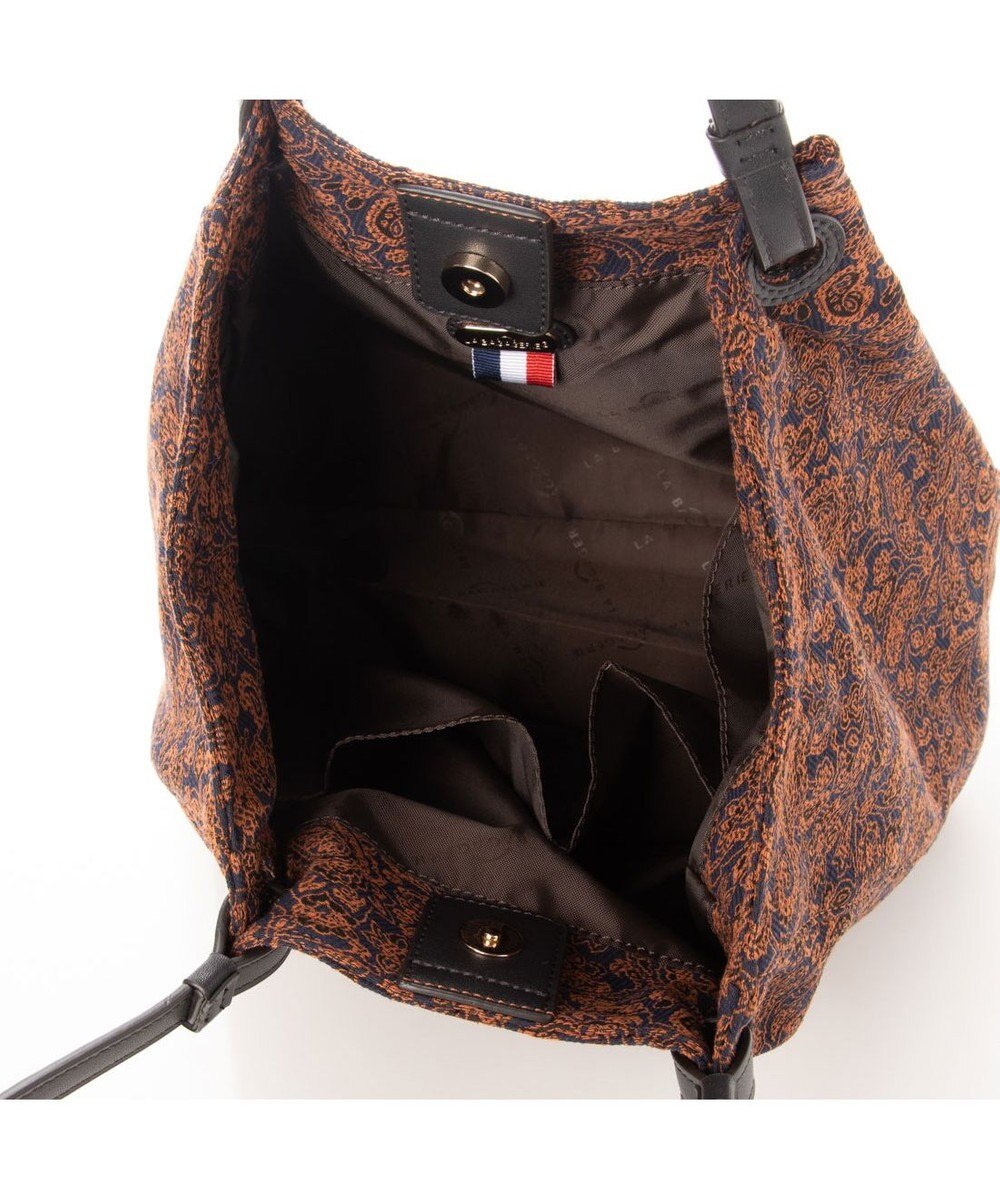 LA BAGAGERIE 【DEVEAUX】ペイズリーナチュラルミニトート 