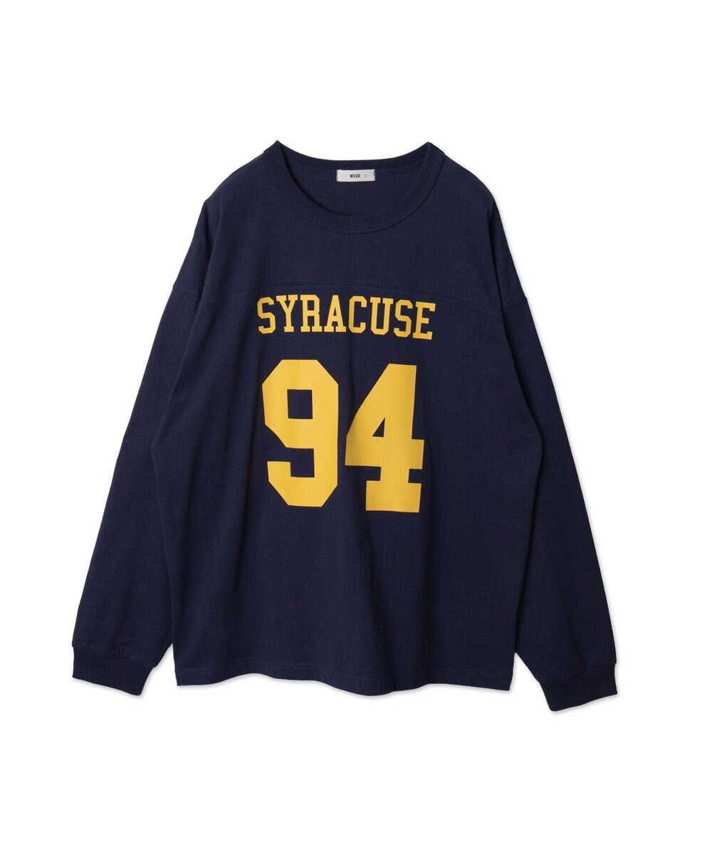 WEGO 【ユニセックス着用ITEM】ナンバリングフットボールBIG　T（LS） 