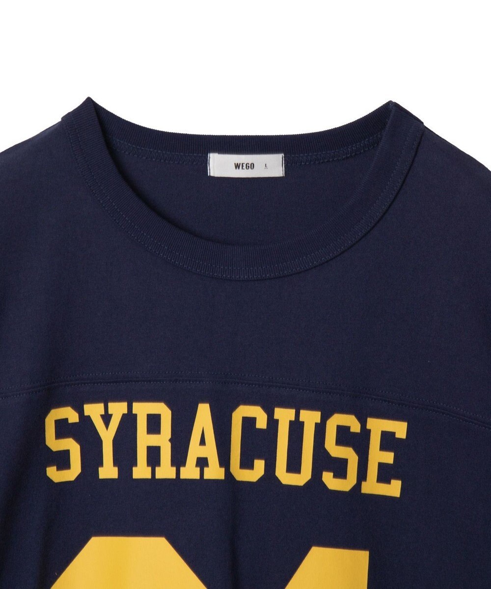 WEGO 【ユニセックス着用ITEM】ナンバリングフットボールBIG　T（LS） 