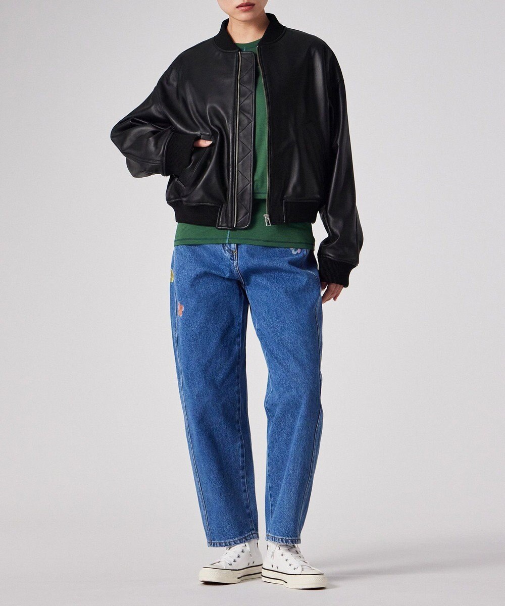 Paul Smith ラムレザー MA-1 ブルゾン 