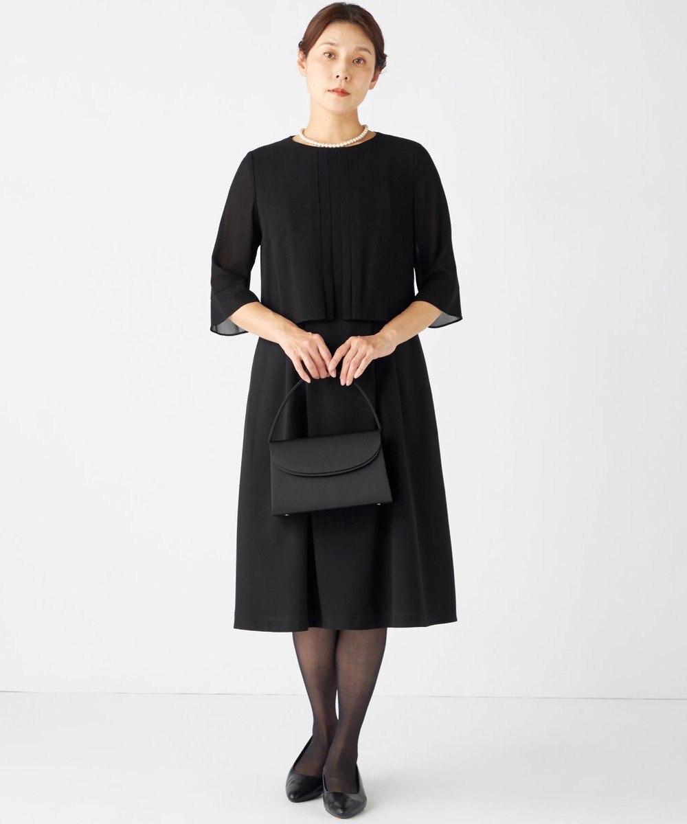 組曲 NOIR 【定番】シンプルハンドバッグ 