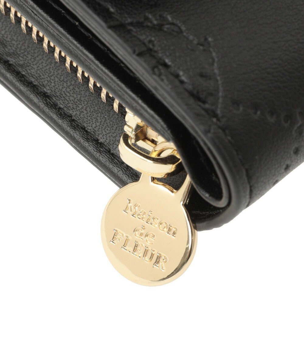 Maison de FLEUR カラーモノグラムウォレット 