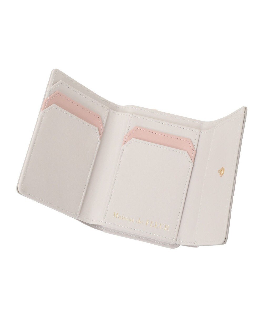 Maison de FLEUR カラーモノグラムウォレット 