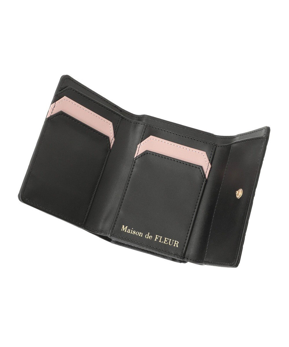Maison de FLEUR カラーモノグラムウォレット 