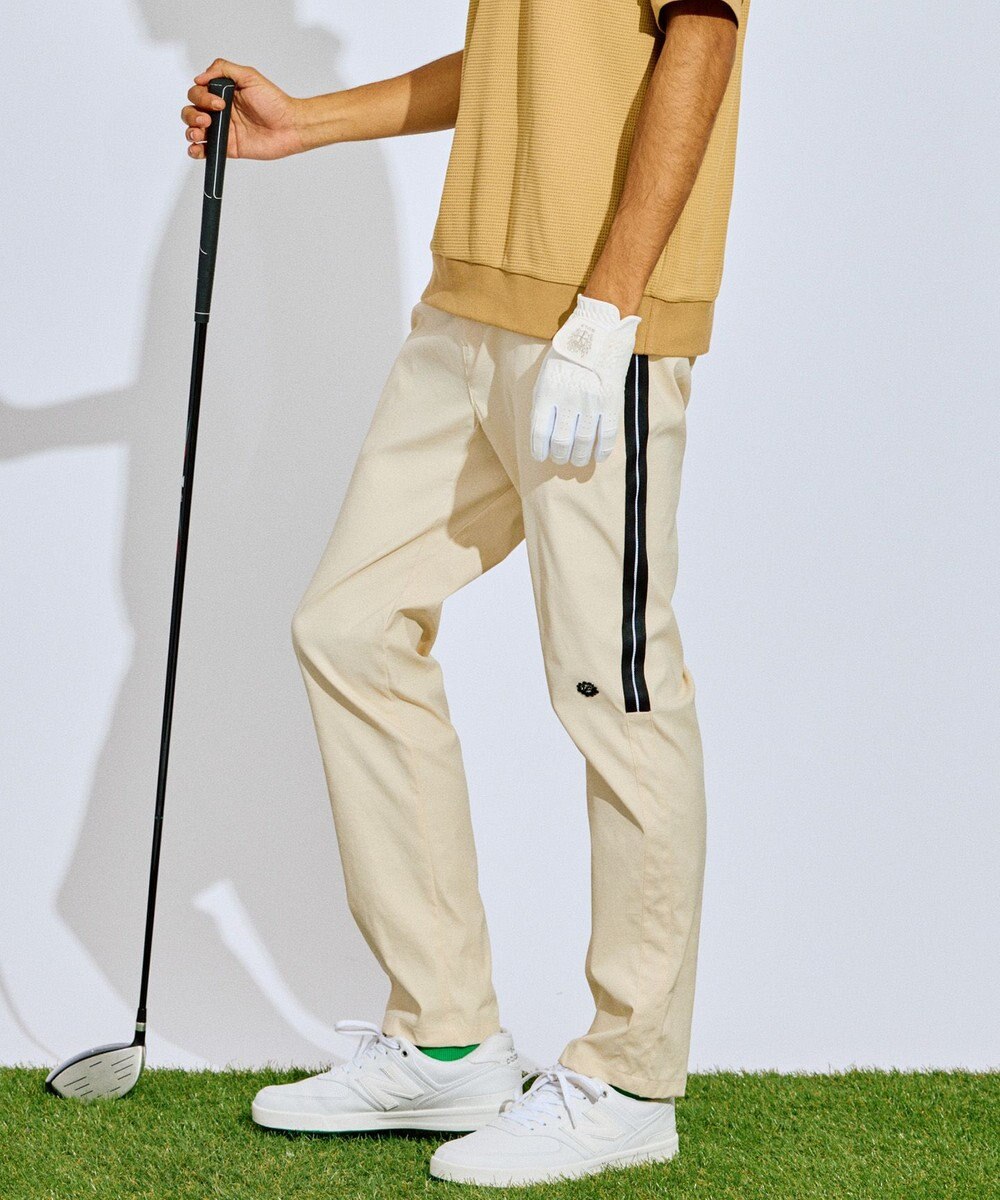 PW CIRCULUS 【撥水加工/ ストレッチ】【MEN】ベンチレーション テーパードパンツ ゴルフ 