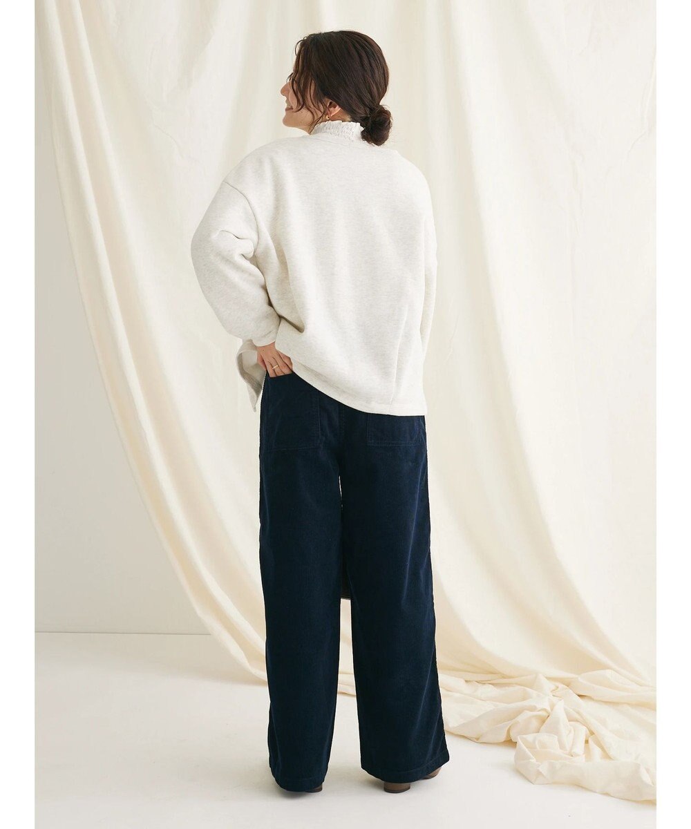 CRAFT STANDARD BOUTIQUE 裏起毛リングドットカーディガン 