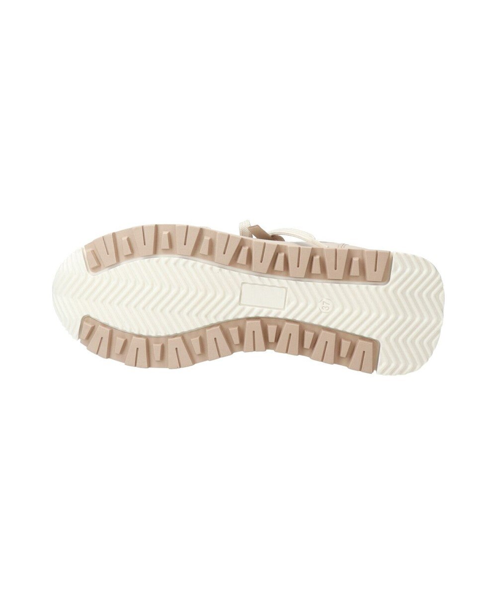 INTER-CHAUSSURES 【QUSHELI】アウトサイドジップレザースニーカー 