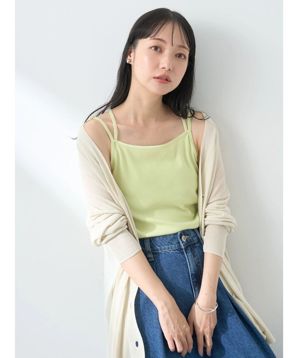 earth music&ecology キラキララインストーンキャミ 