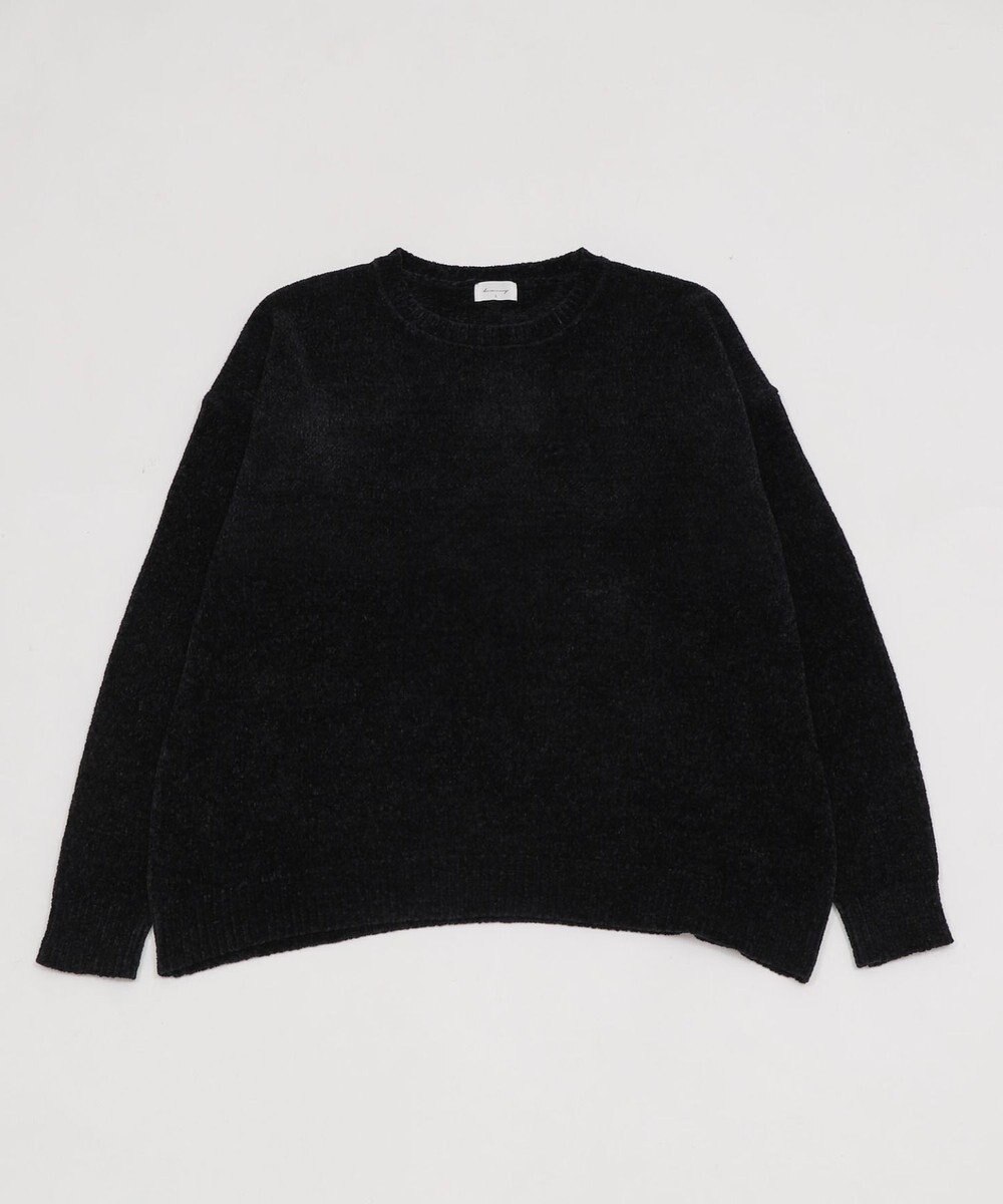 WEGO 【ユニセックス着用ITEM/MLサイズ展開】ベロアモールプルオーバー 