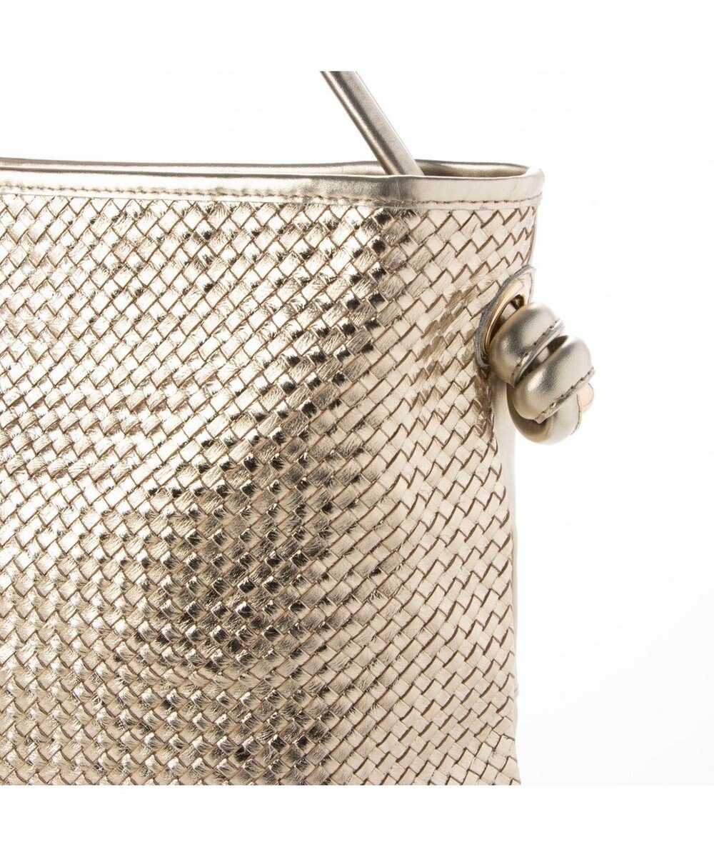 UNBILLION ペルケ perche / レザーメッシュ1本手結びトート 