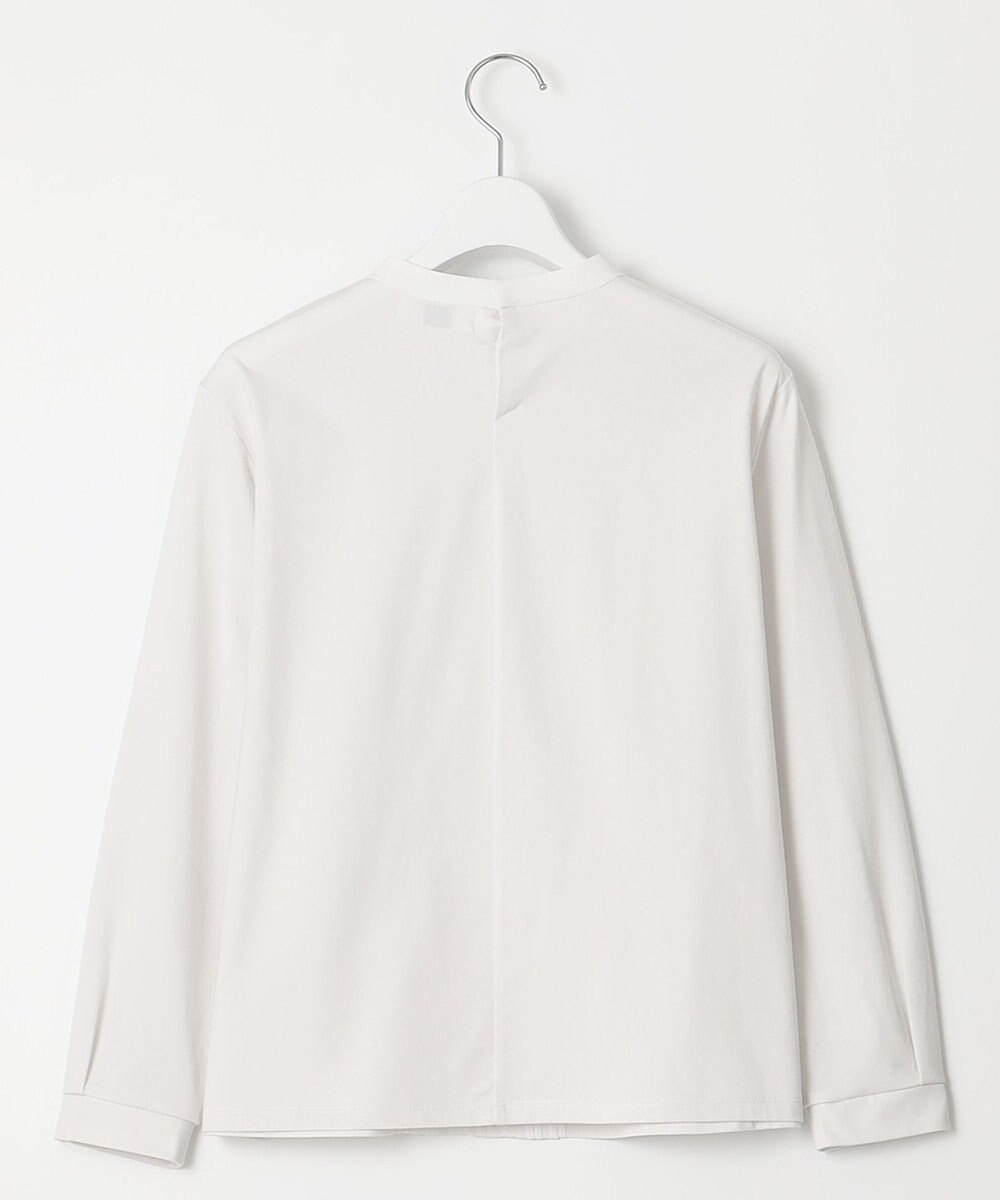 J.PRESS LADIES S プレーティングジャージー ピンタック カットソー 