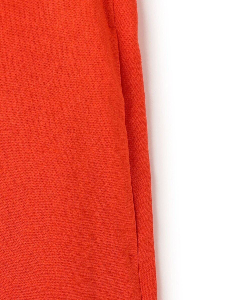 UNFILO リネンレーヨン スキッパー ワンピース 