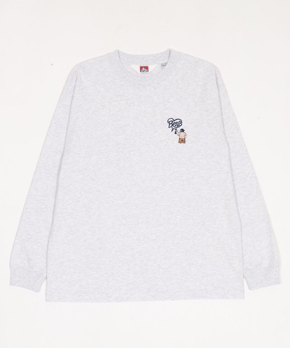 WEGO 【ユニセックス着用ITEM/MLサイズ展開】別注BENDAVISハートワンポイント刺繍T（LS） 