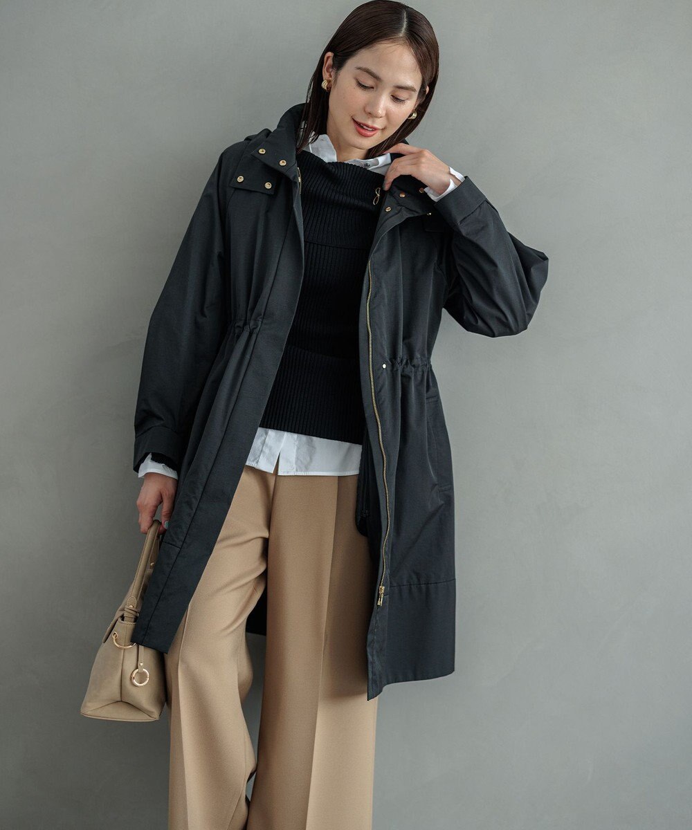 組曲 【WEB限定】中綿ライナー付きモッズ コート 