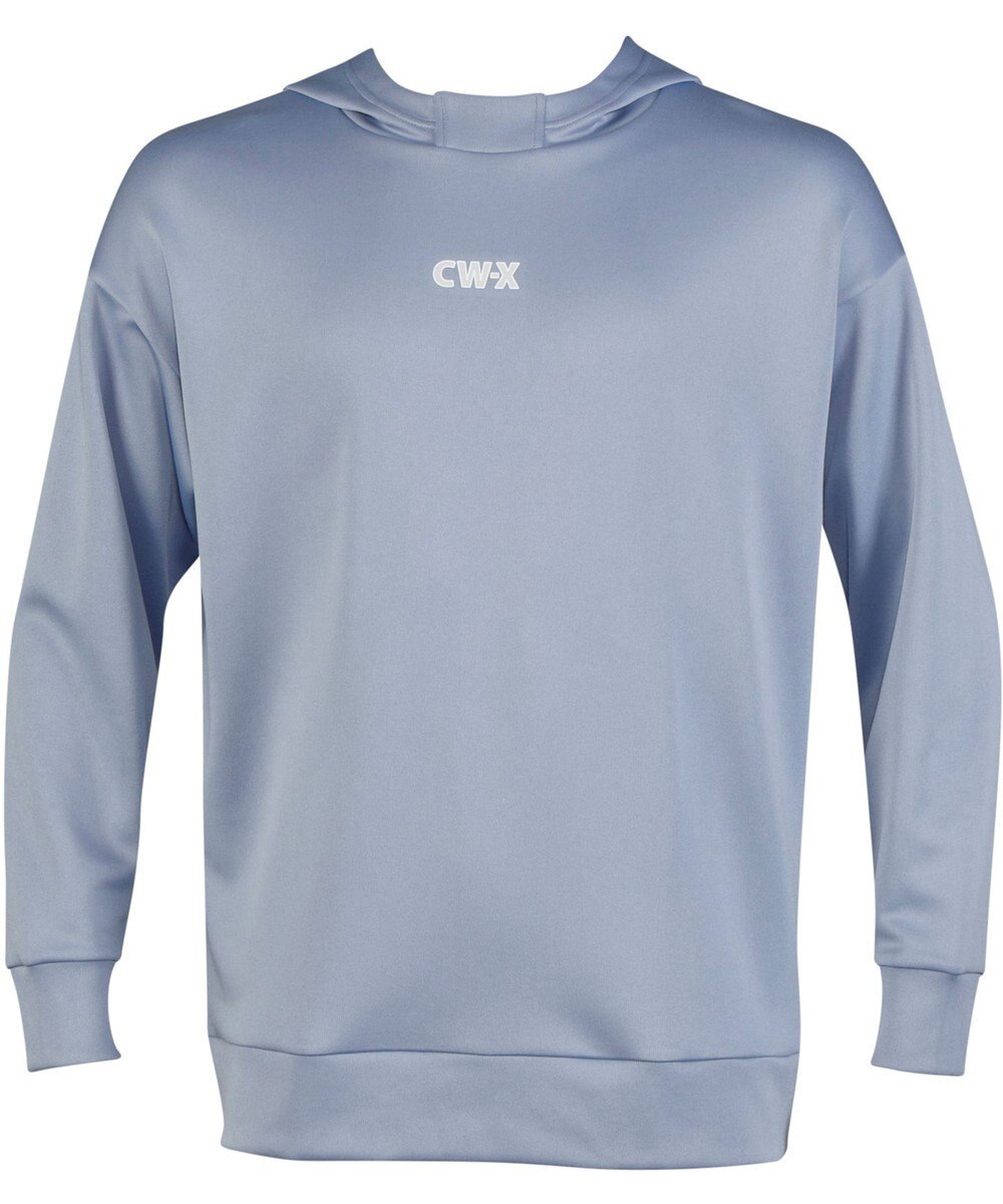 CW-X 【UNISEX】 CW-X 【STYLE FREE】 フードつき スポーツ プルオーバー 長袖 スウェット パーカー トップス ユニセックス DLR189 /ワコール 