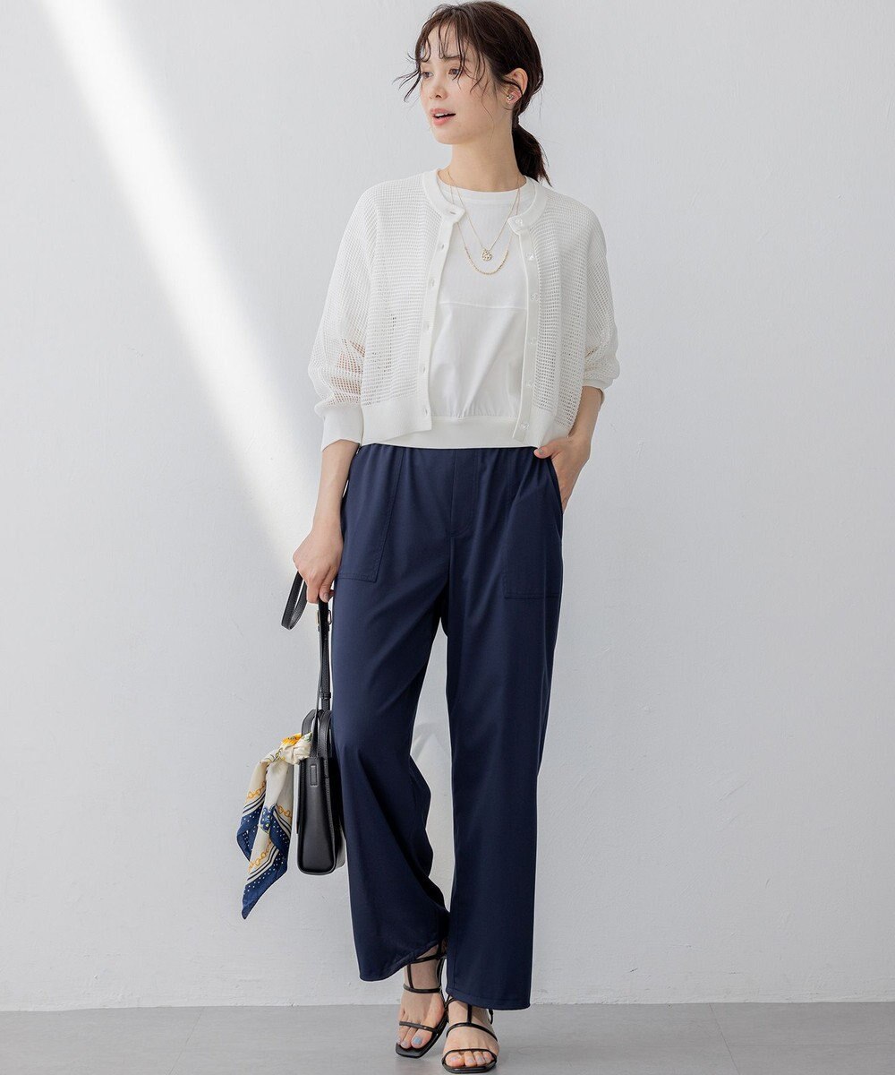 組曲 メッシュニット カーディガン 