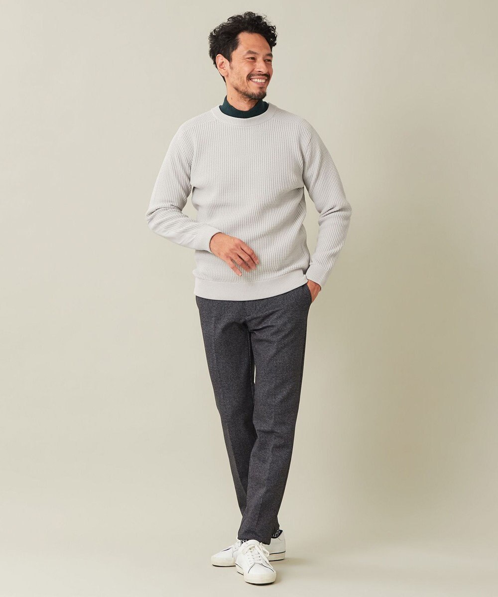 23区GOLF 【MEN】【ストレッチ】チェック柄 ジャージーパンツ 