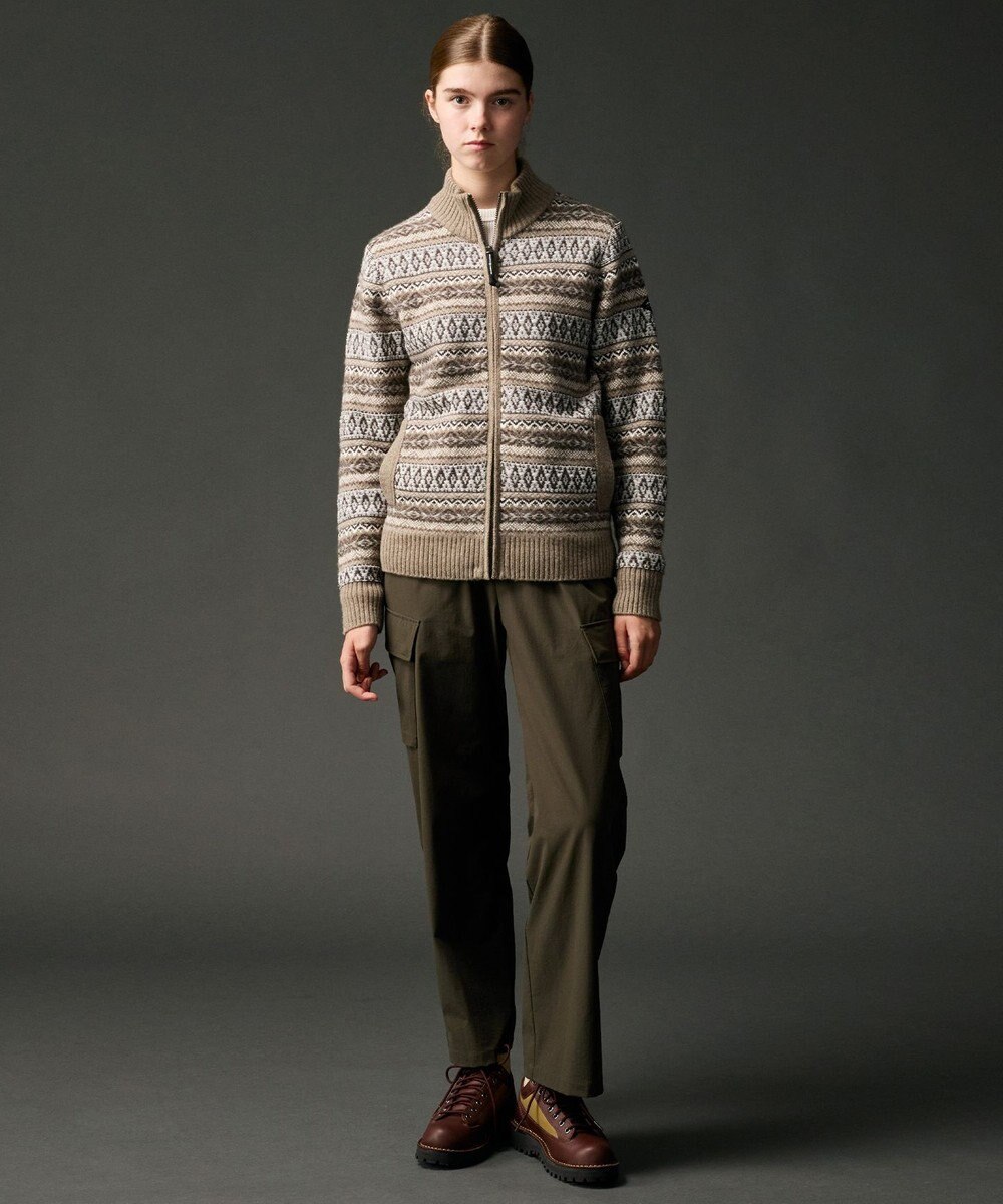 JOSEPH ABBOUD MOUNTAIN 【2wayストレッチ/軽量/ECO撥水】ナイロンリップ2wayストレッチ トレッキングカーゴパンツ 