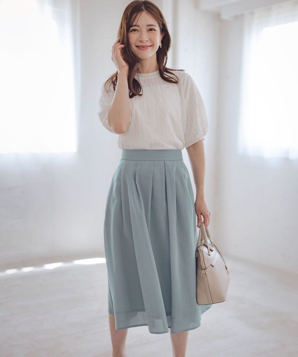 組曲 カラーボイル フレアスカート 