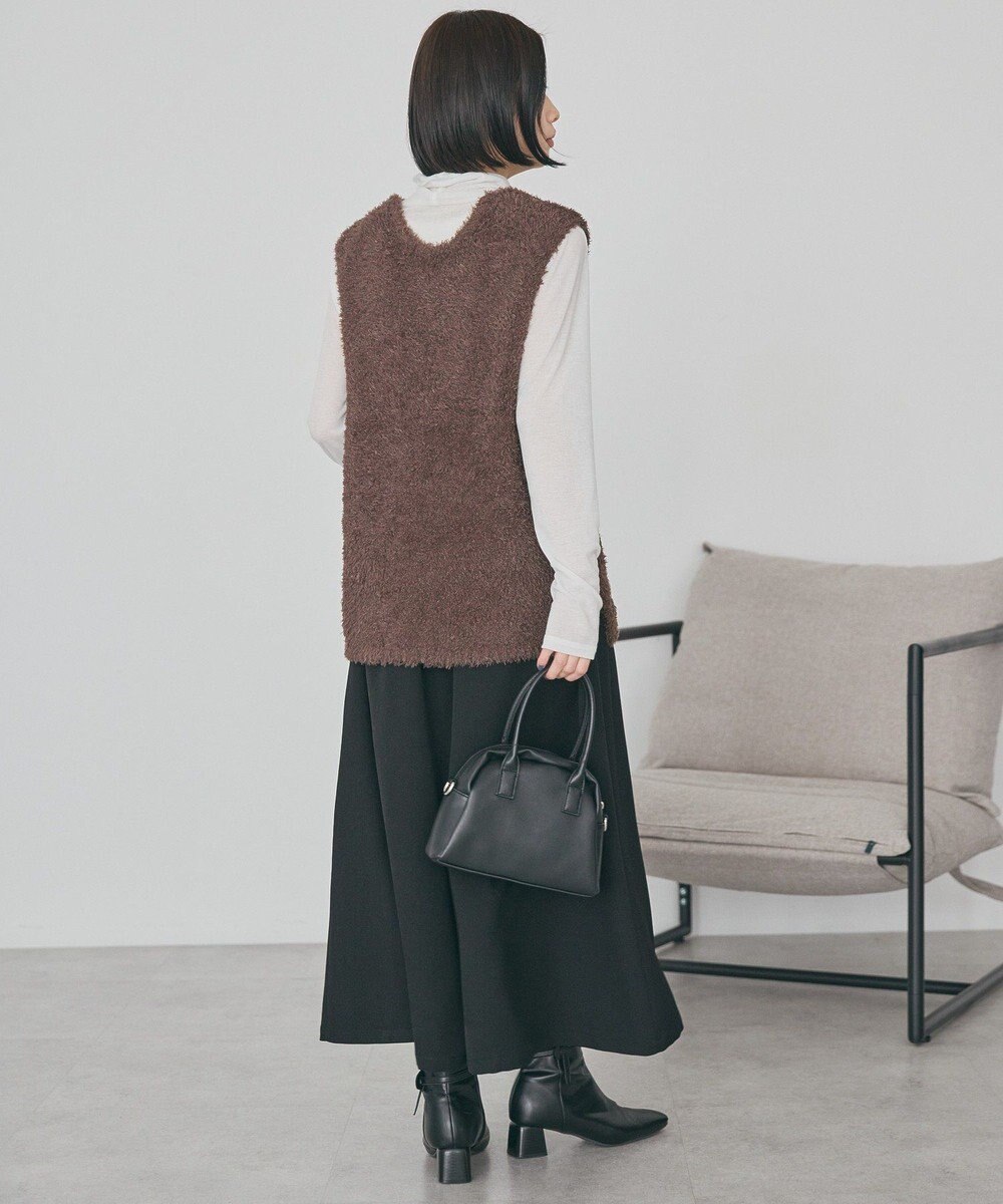 AMERICAN HOLIC 【選べる丈】ギャザーウールライクスカーチョ 