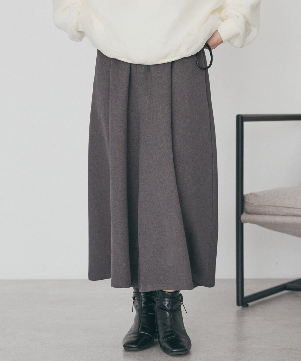 AMERICAN HOLIC 【選べる丈】ギャザーウールライクスカーチョ 