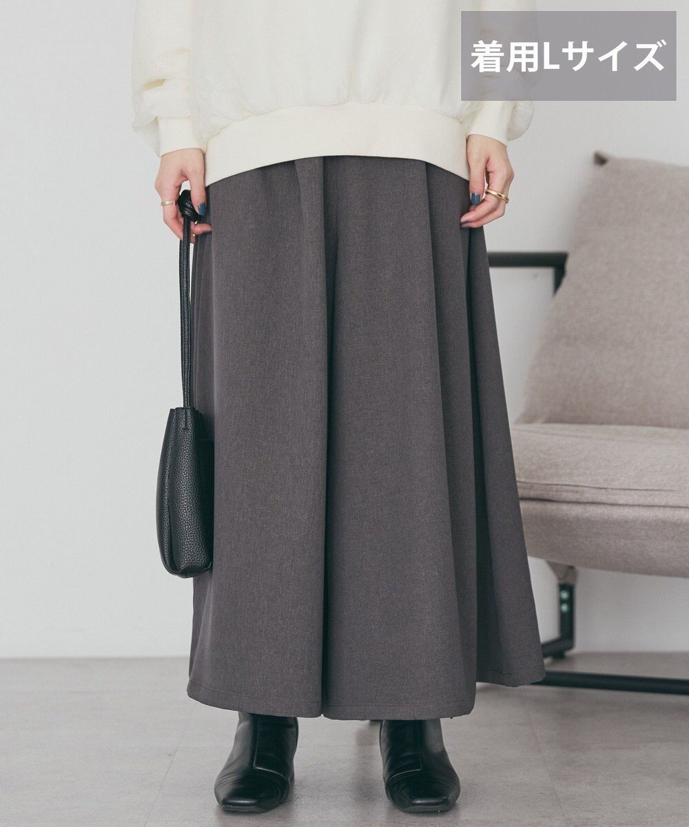 AMERICAN HOLIC 【選べる丈】ギャザーウールライクスカーチョ 