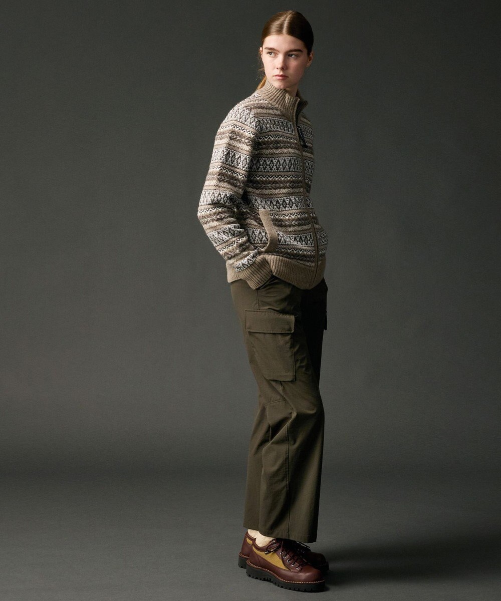 JOSEPH ABBOUD MOUNTAIN 【2wayストレッチ/軽量/ECO撥水】ナイロンリップ2wayストレッチ トレッキングカーゴパンツ 