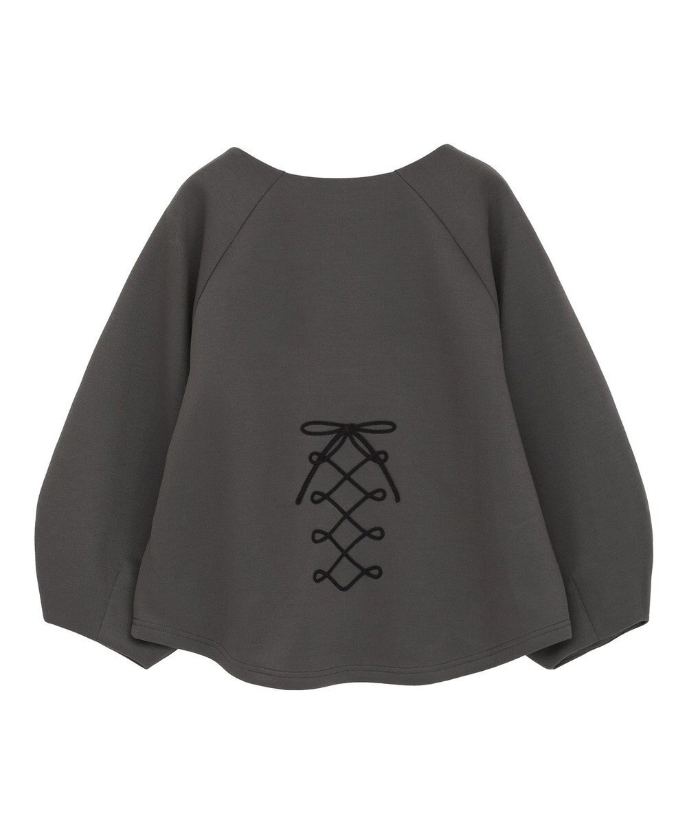 Green Parks ■ESCAR コルセットコード刺繍プルオーバー 