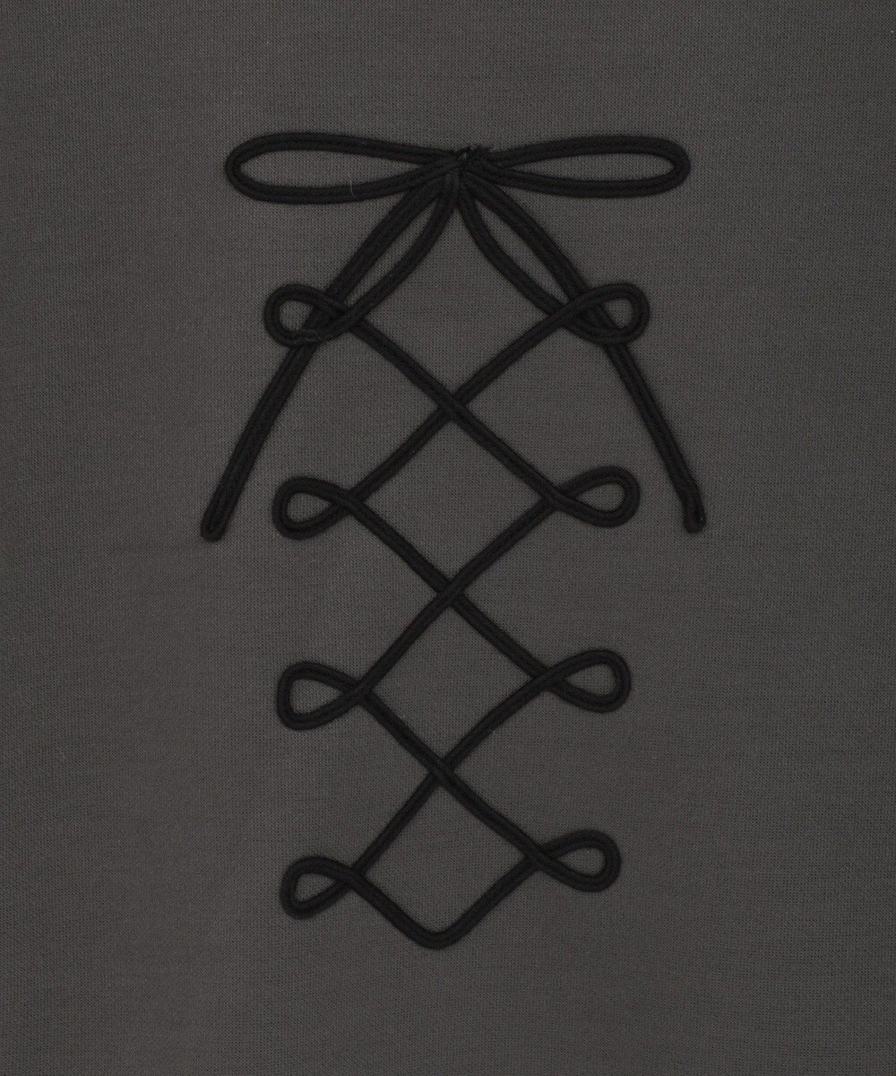 Green Parks ■ESCAR コルセットコード刺繍プルオーバー 