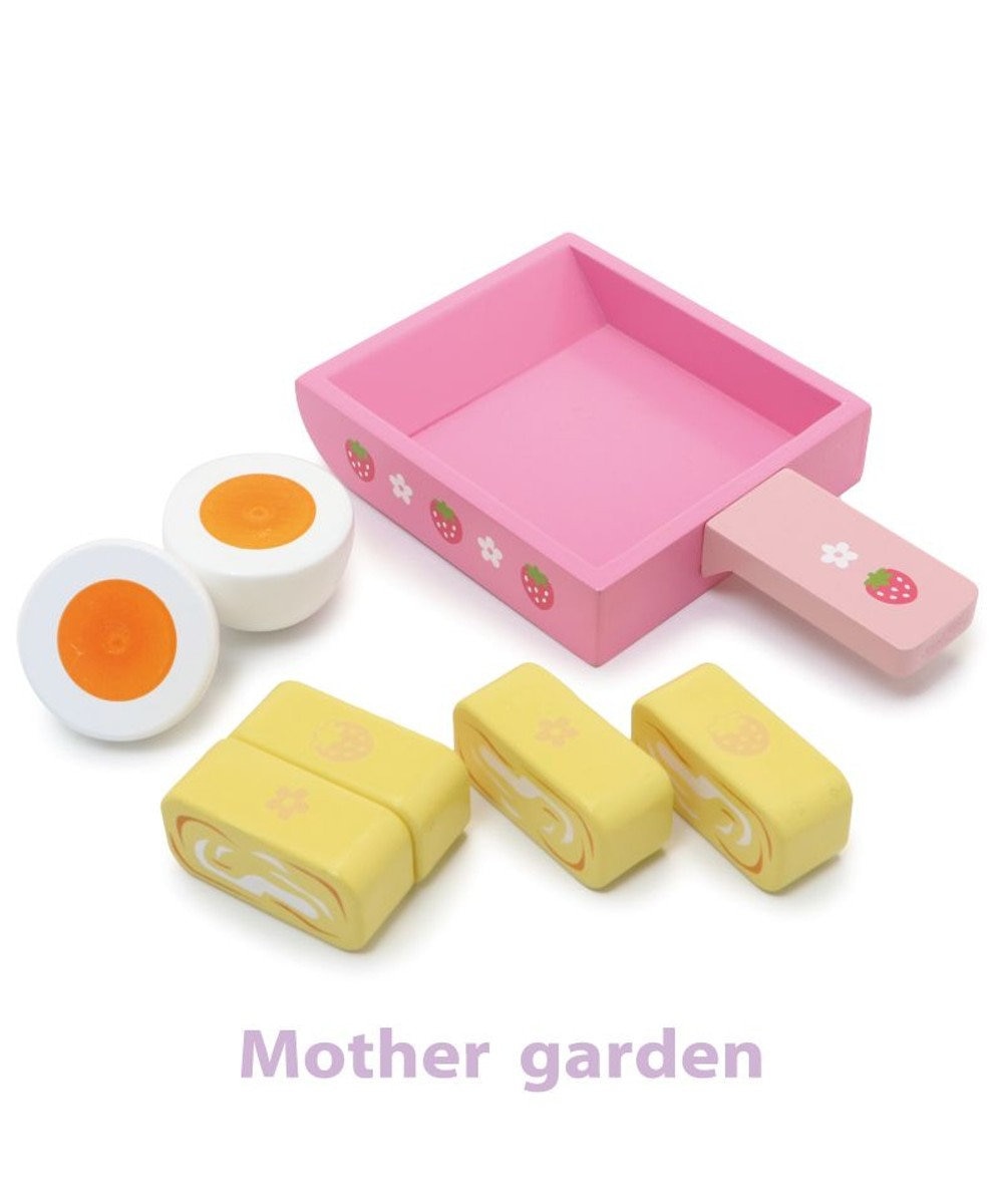 Mother garden マザーガーデン  野いちご 卵焼き器 ピンク（淡）
