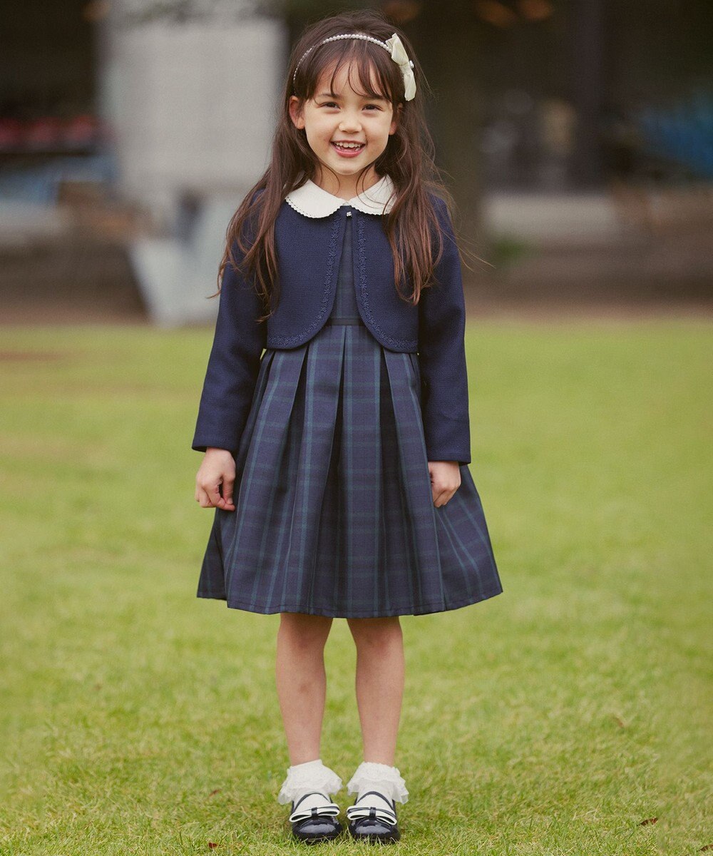 ANY KIDS ノーカラーボレロジャケット 