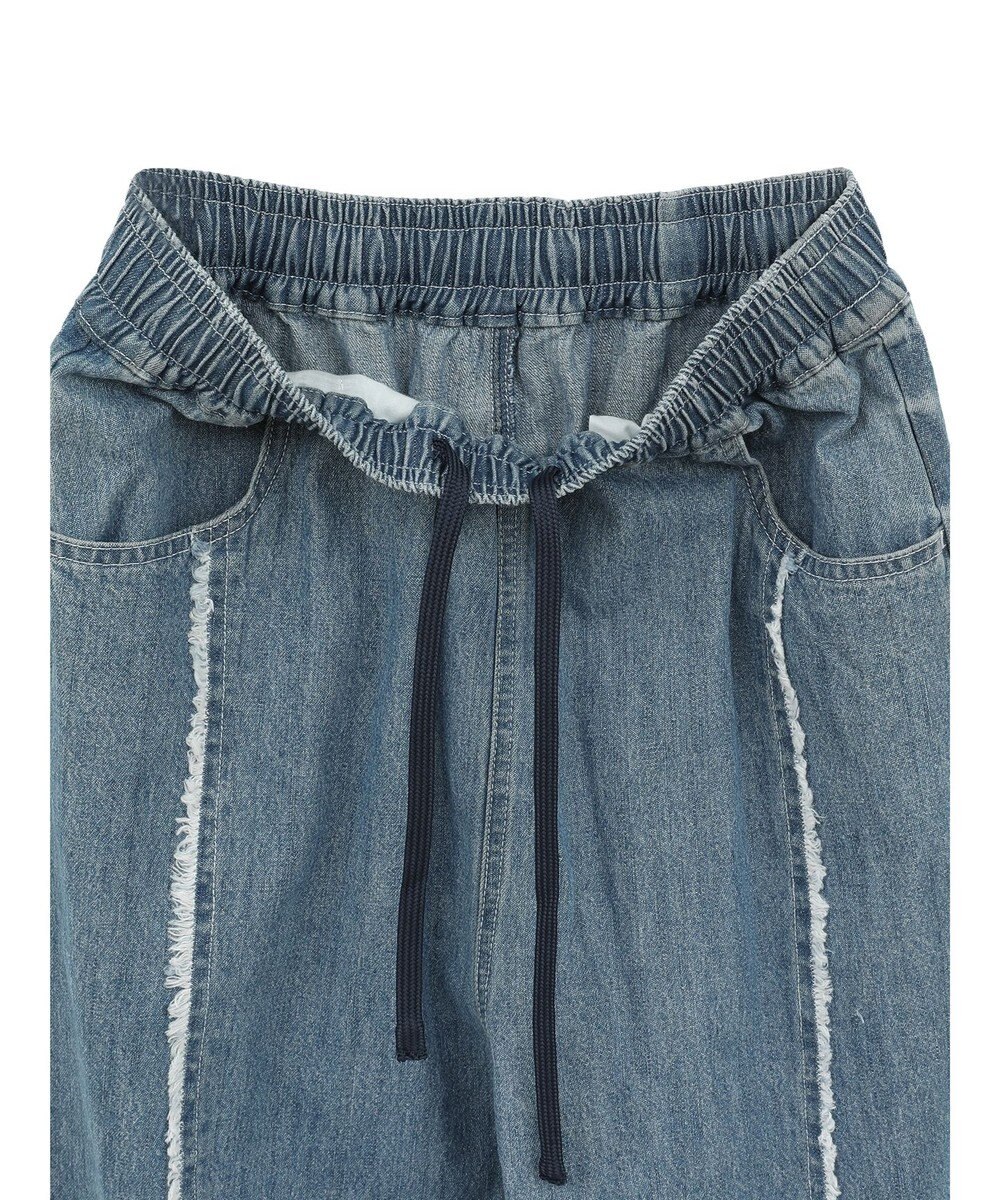 Green Parks ・Double Flags デニムフリンジラインパンツ 