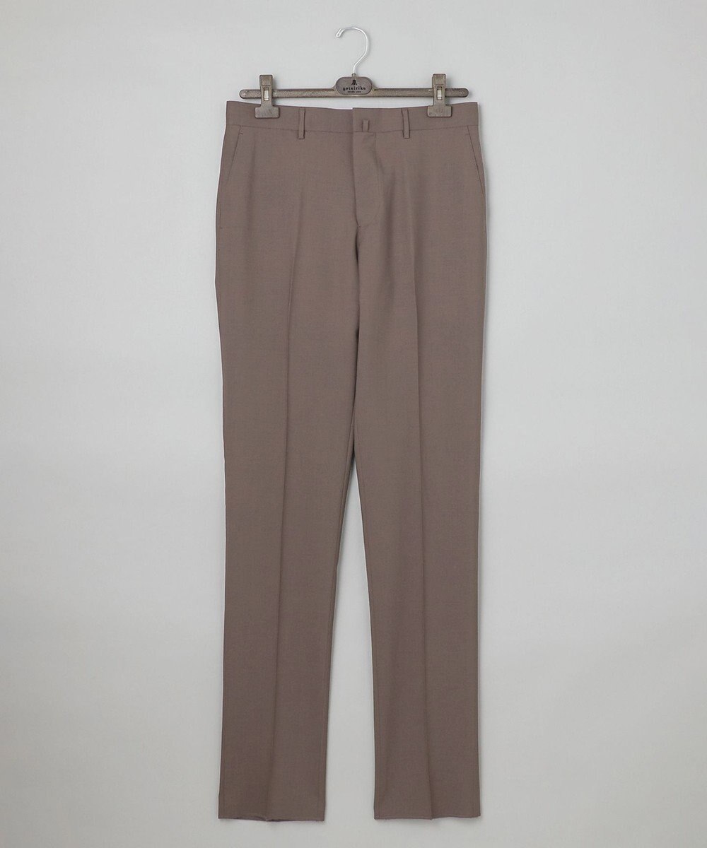 GOTAIRIKU ロングセラー【洗える/折り目加工/シワになりにくい/ウエストアジャスター】ウォッシャブル サマーウール100％パンツ_限定色(ノータック)25年モデル 