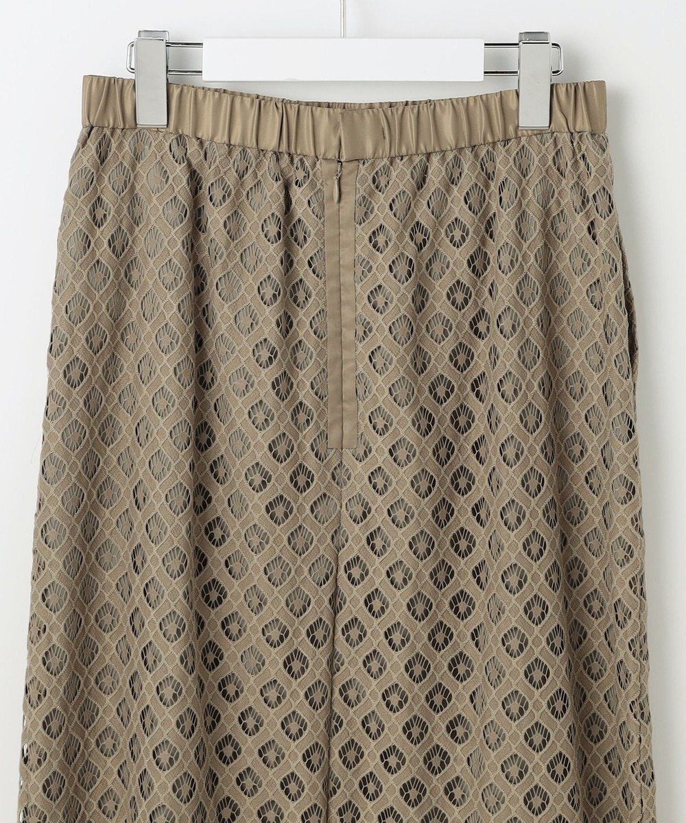 自由区 【SHIHOさん着用・こだわり素材・セットアップ対応】パネルレース スカート 