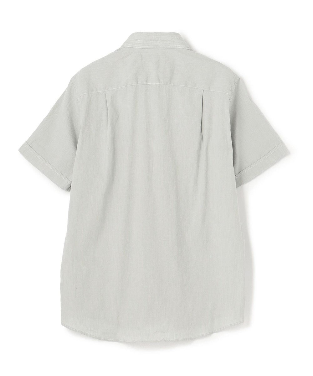 JOSEPH HOMME リネンストレッチブロード ウィングカラー半袖シャツ 